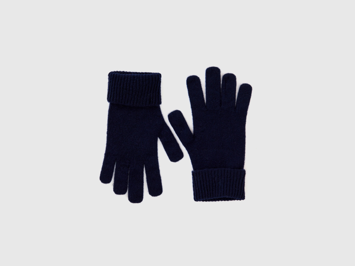 United Colors of Benetton - Blue Gloves - Benetton GOOFASH