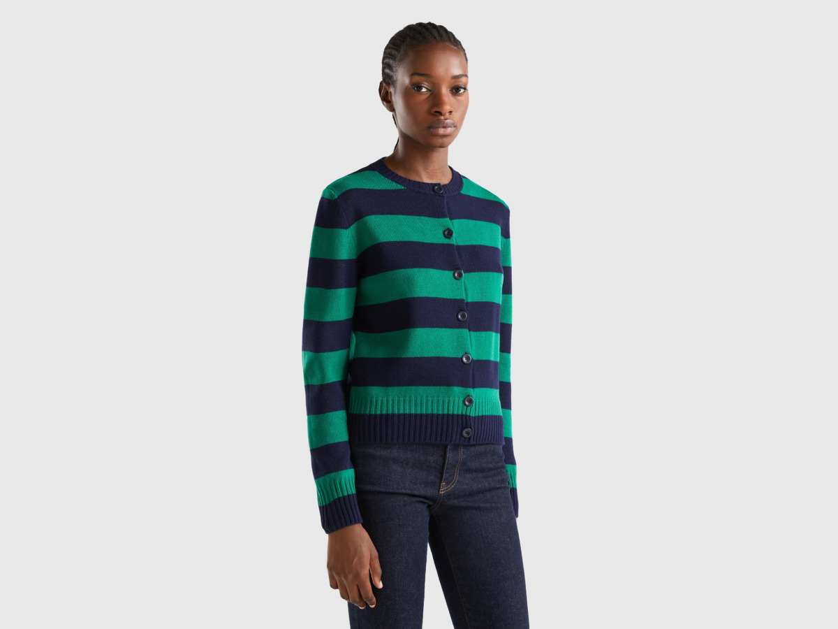 United Colors of Benetton Cardigan Green for Woman from Benetton GOOFASH