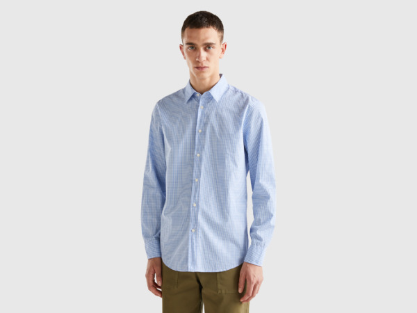 United Colors of Benetton Gents Shirt in Blue from Benetton GOOFASH