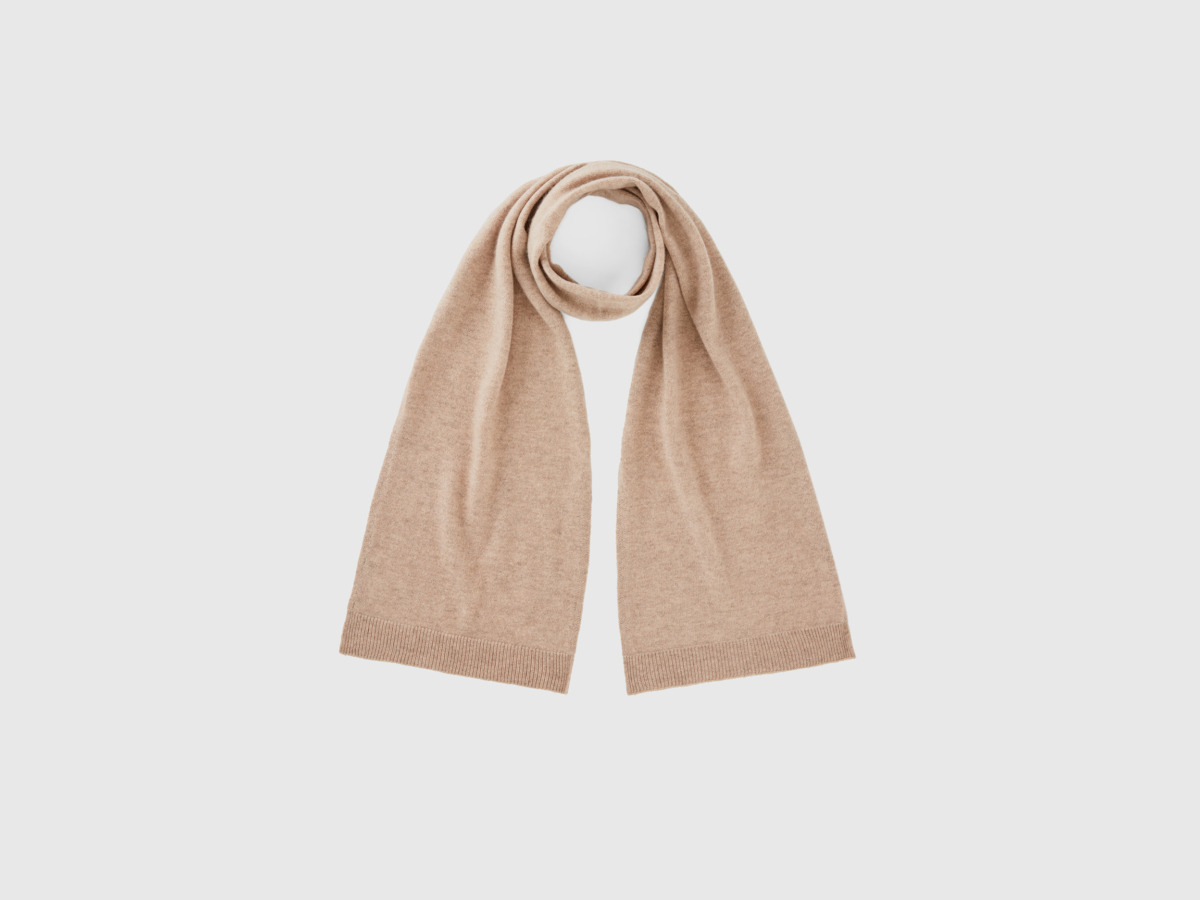 United Colors of Benetton Lady Beige Scarf at Benetton GOOFASH