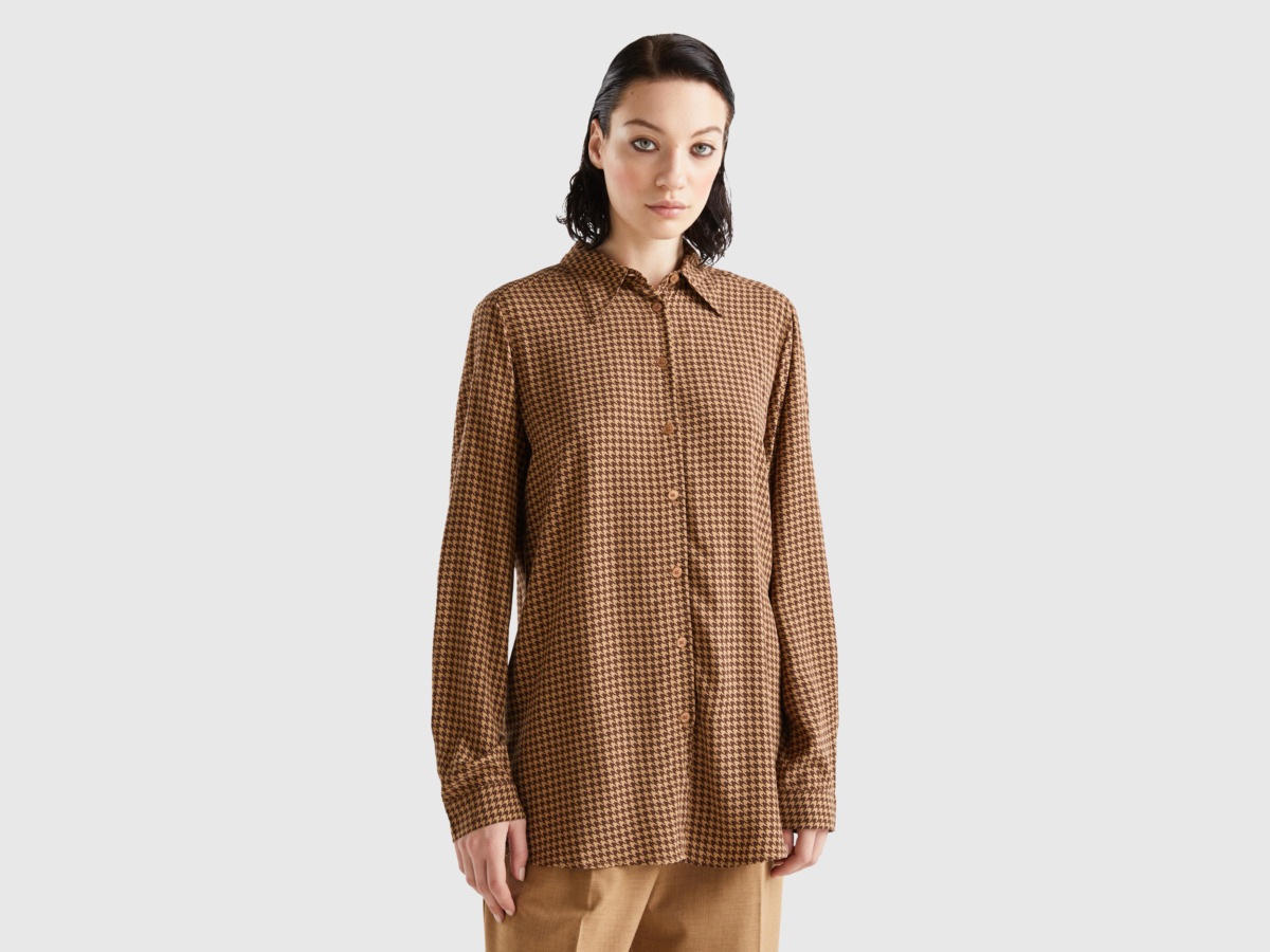 United Colors of Benetton - Lady Brown Shirt at Benetton GOOFASH