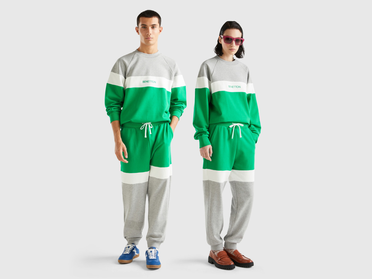 United Colors of Benetton - Mens Joggers in Green by Benetton GOOFASH