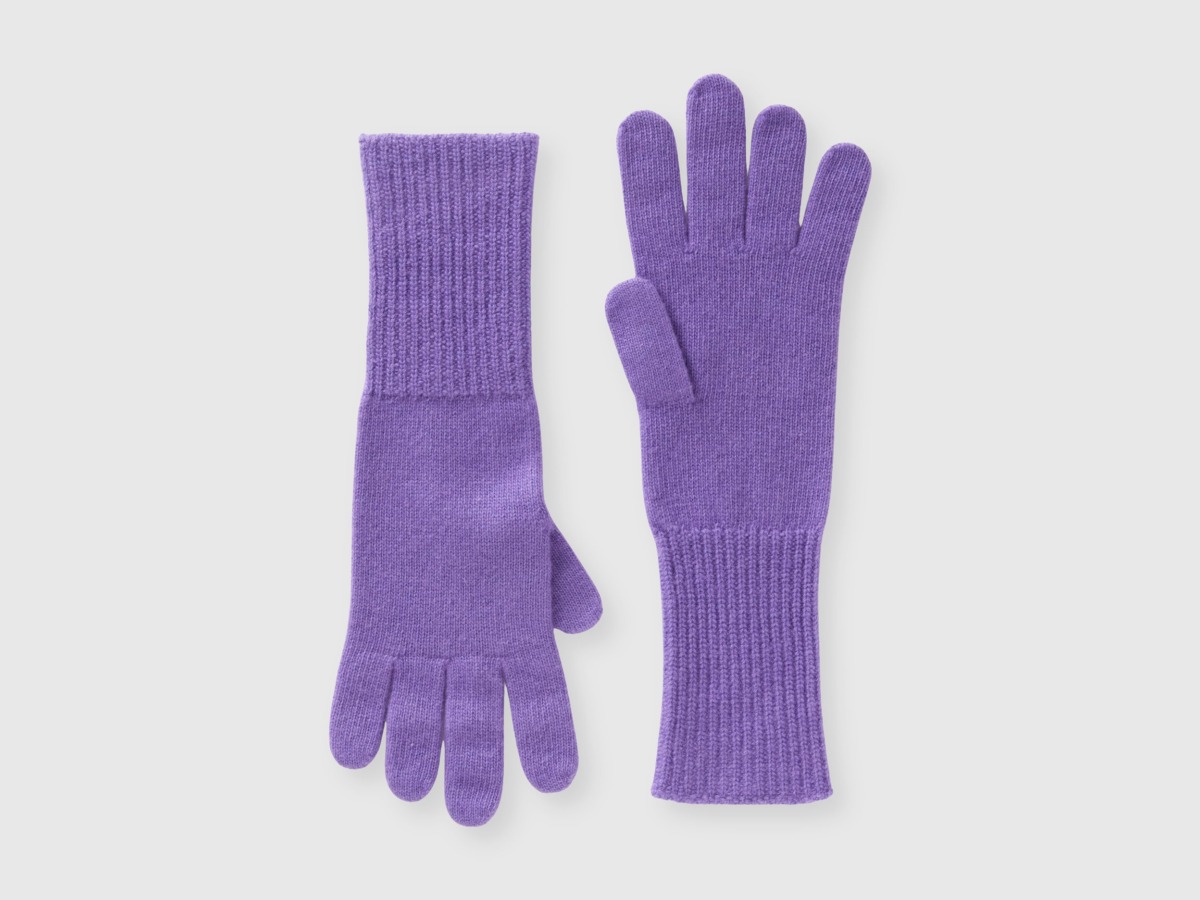 United Colors of Benetton - Purple Gloves for Women at Benetton GOOFASH