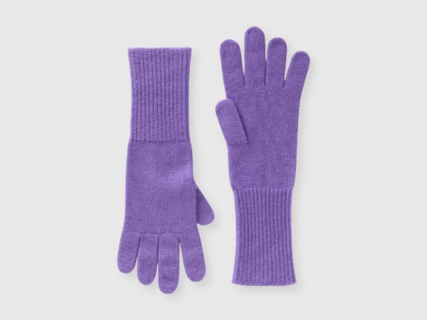 United Colors of Benetton - Purple Gloves for Women at Benetton GOOFASH
