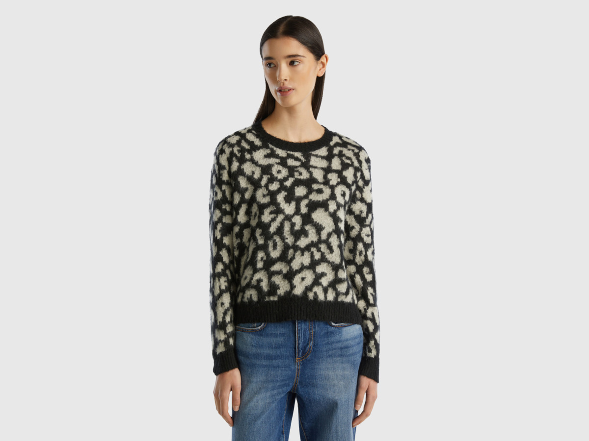 United Colors of Benetton Sweater in Multicolor for Women by Benetton GOOFASH