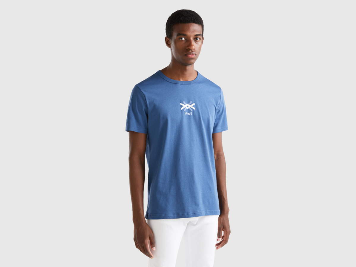 United Colors of Benetton - T-Shirt Blue from Benetton GOOFASH