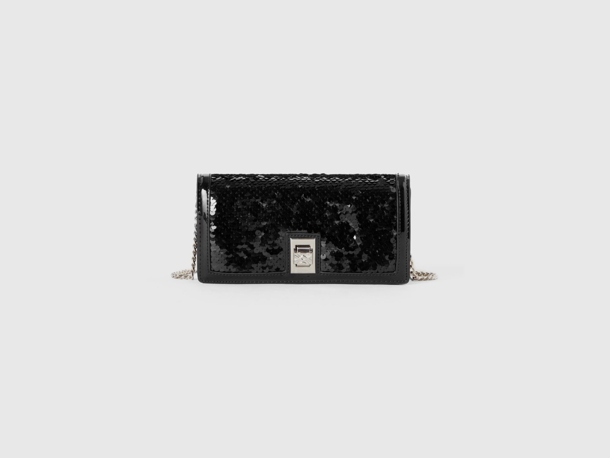 United Colors of Benetton - Wallet Black for Woman from Benetton GOOFASH