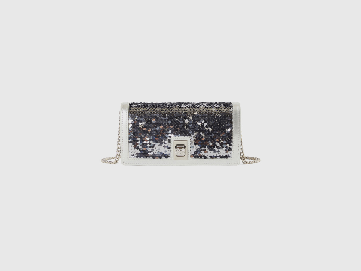 United Colors of Benetton - Wallet Silver for Woman at Benetton GOOFASH