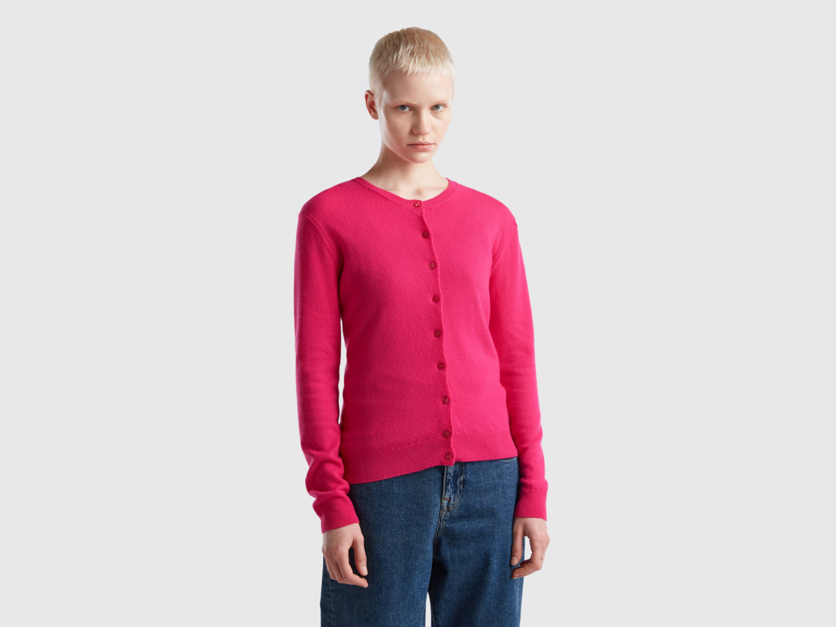 United Colors of Benetton - Woman Cardigan Pink from Benetton GOOFASH