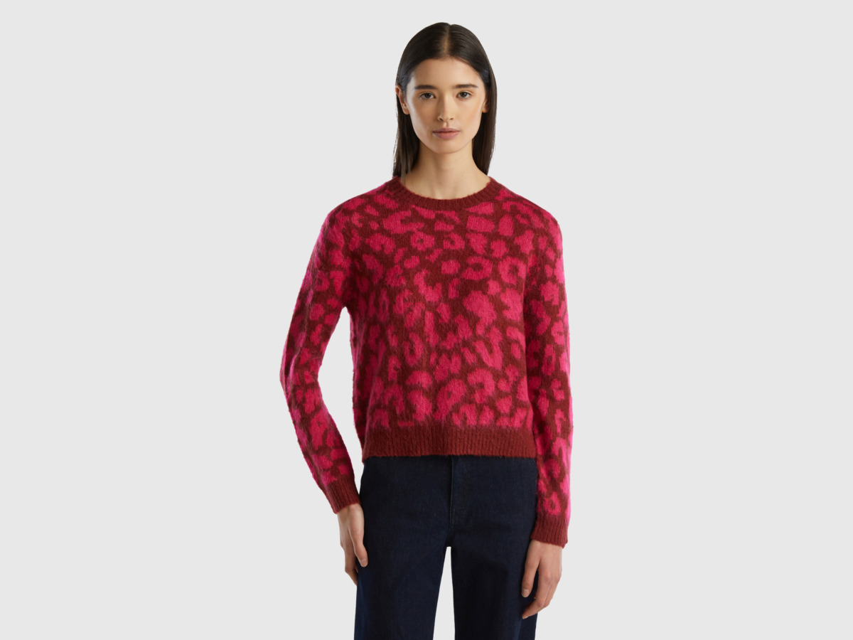 United Colors of Benetton - Woman Sweater in Red at Benetton GOOFASH