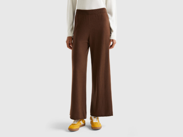 United Colors of Benetton - Woman Trousers Brown at Benetton GOOFASH