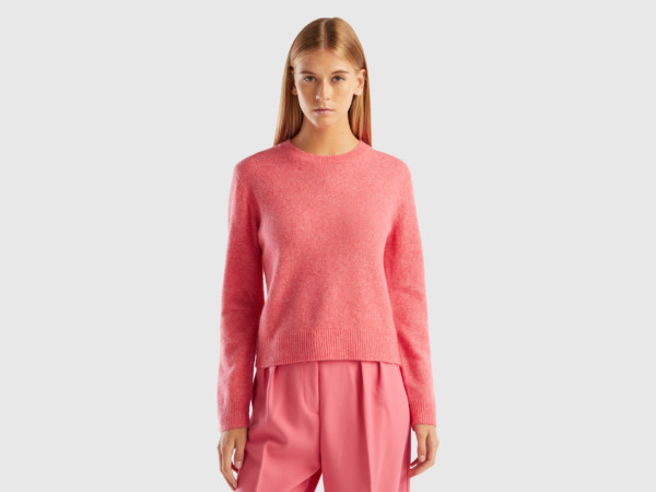 United Colors of Benetton - Women Sweater Rose by Benetton GOOFASH