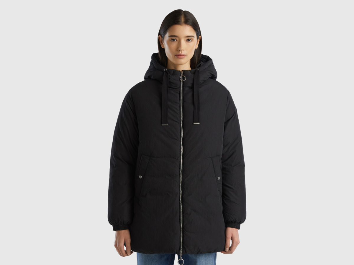 United Colors of Benetton - Women's Down Jacket in Black at Benetton GOOFASH