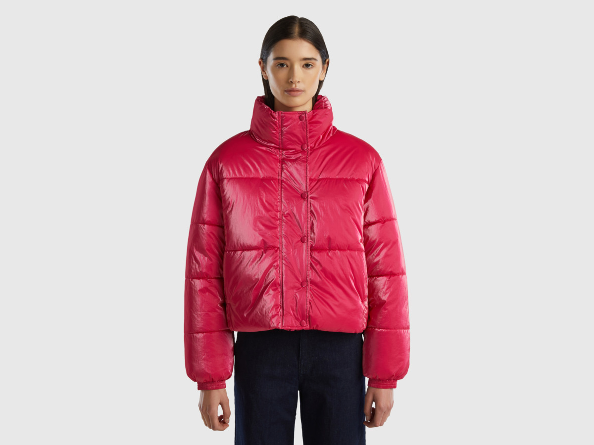 United Colors of Benetton - Women's Down Jacket in Pink from Benetton GOOFASH