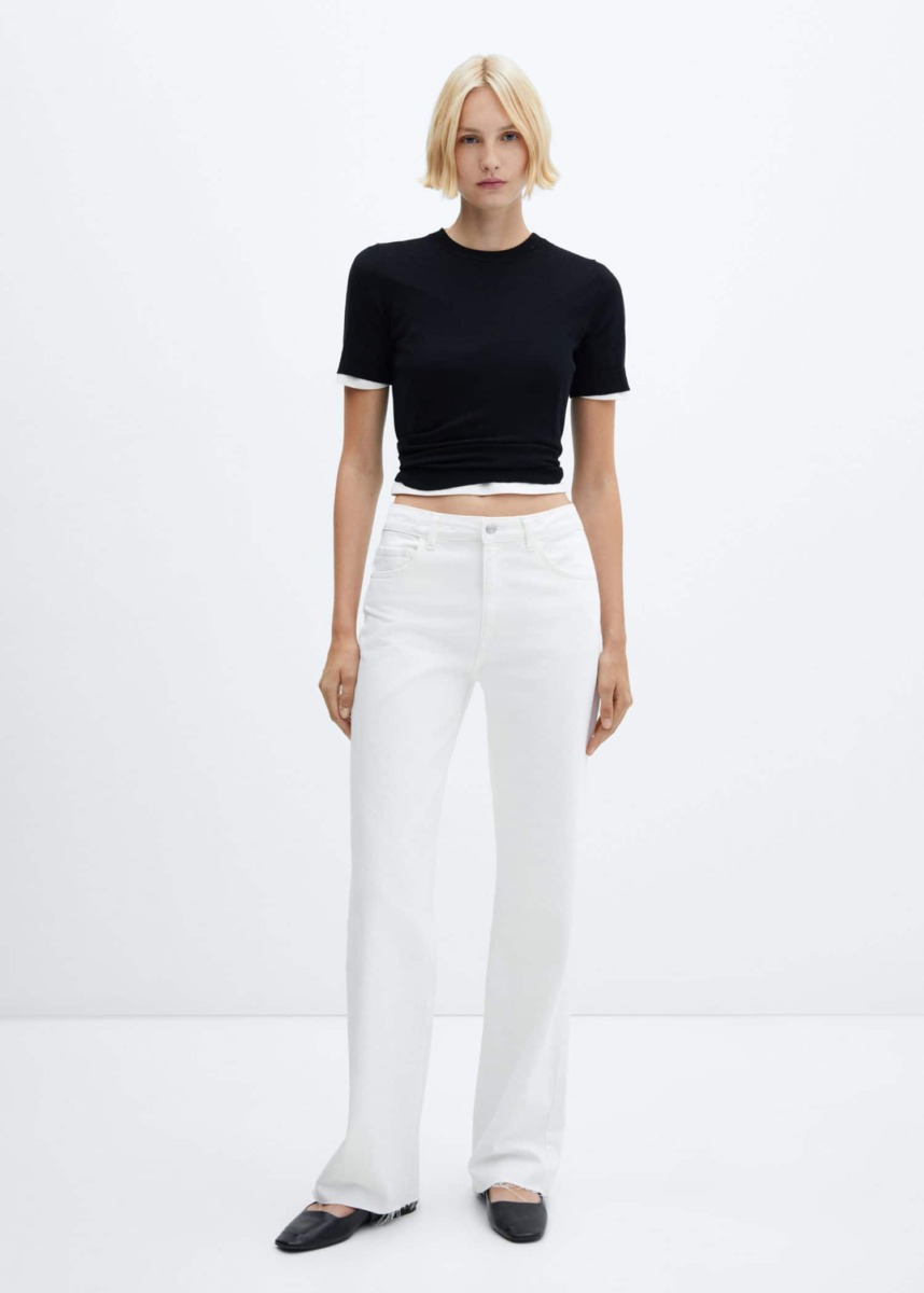 White - Jeans - Woman - Mango GOOFASH