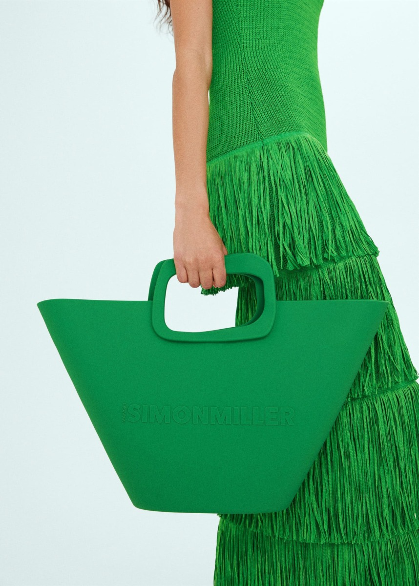 Woman Bag in Green Mango GOOFASH