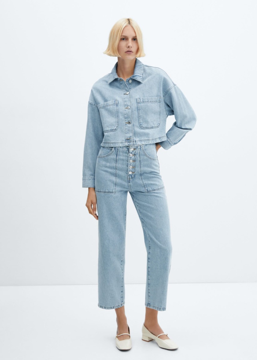 Woman Blue Jeans from Mango GOOFASH