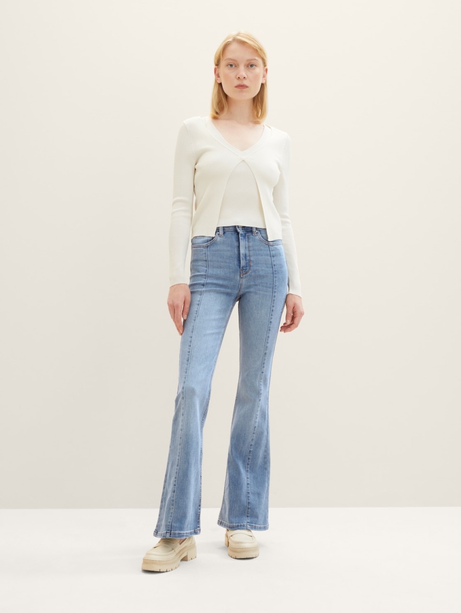 Woman Jeans in Blue Tom Tailor GOOFASH