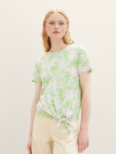 Woman T-Shirt White from Tom Tailor GOOFASH