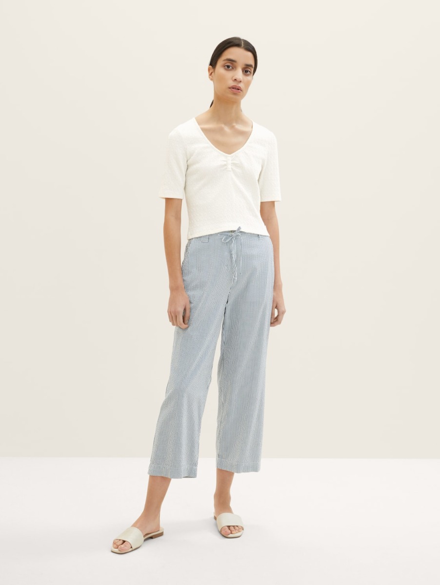 Women Blue Culotte from Tom Tailor GOOFASH