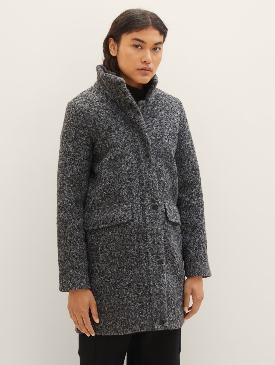Women Coat Grey from Tom Tailor GOOFASH