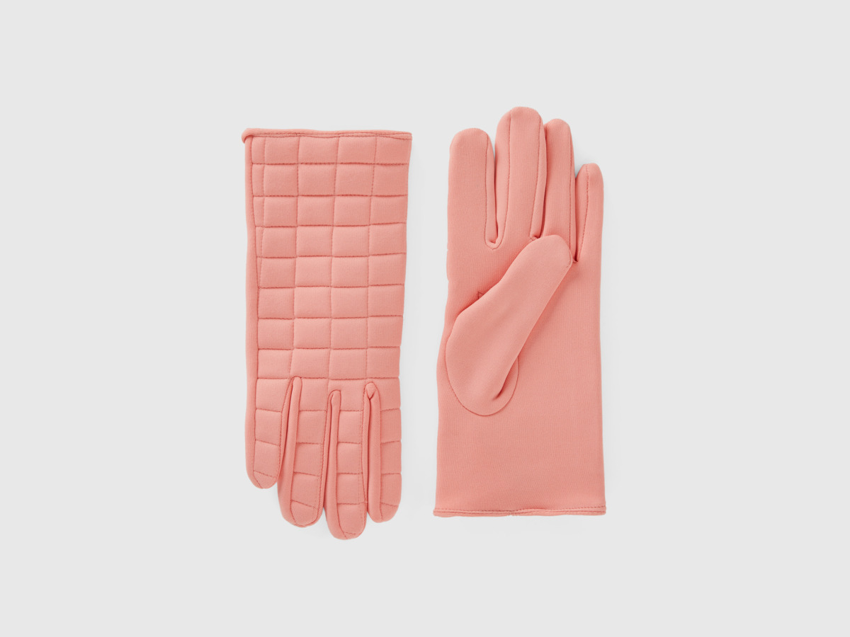 Women Gloves in Pink by Benetton GOOFASH