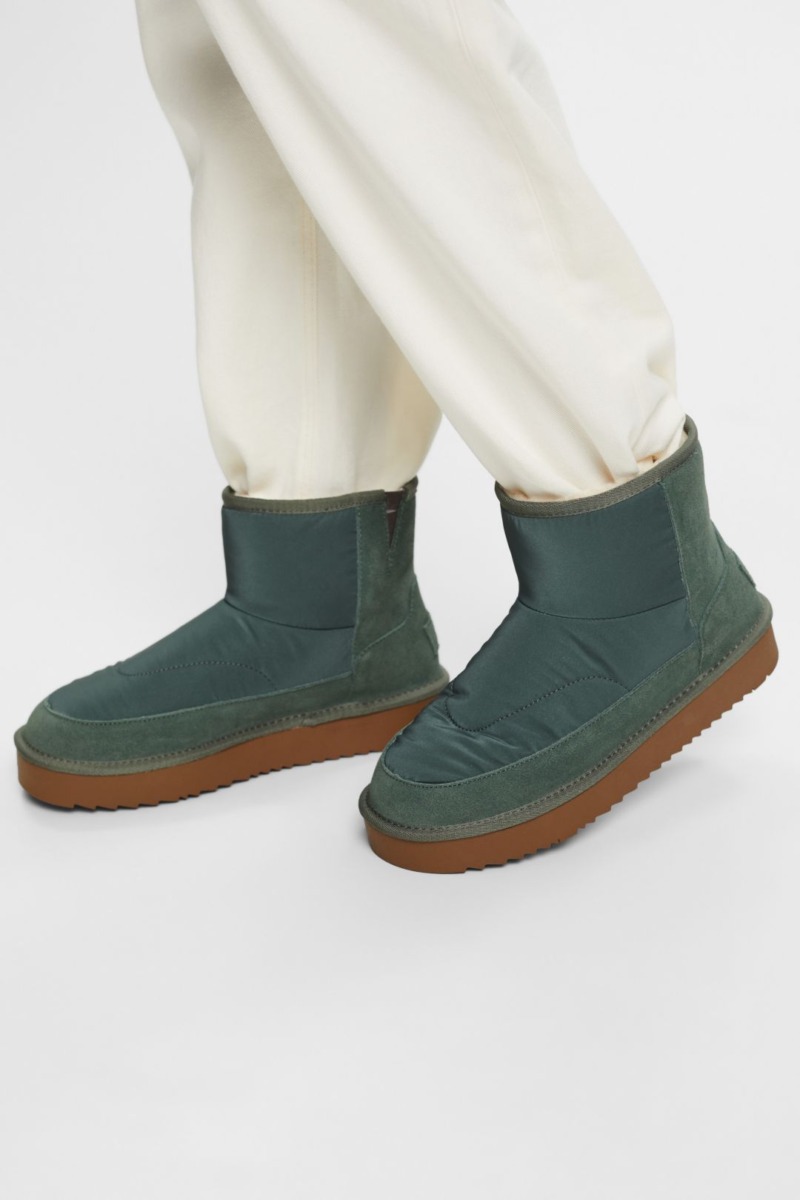 Women Green Boots - Esprit GOOFASH