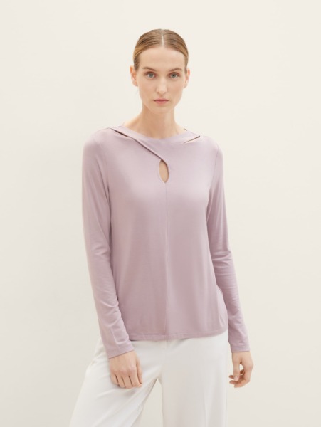 Women Purple - T-Shirt - Tom Tailor GOOFASH