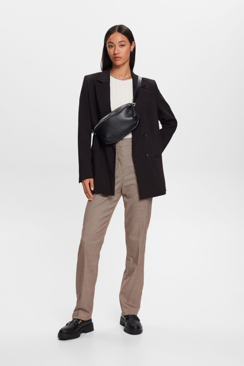 Women Trousers Sand by Esprit GOOFASH