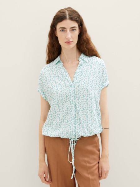 Womens Blouse in Green - Tom Tailor GOOFASH
