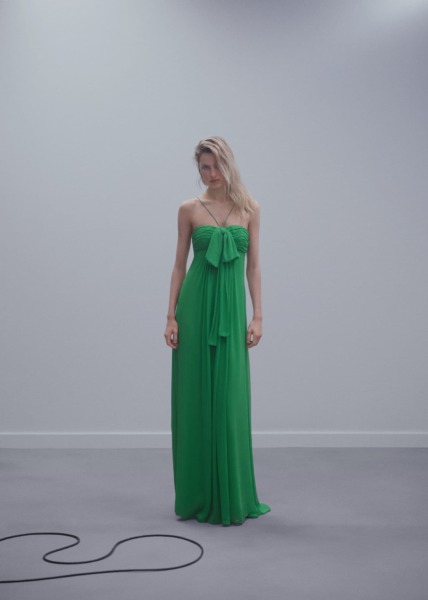 Women's Green Dress Mango GOOFASH