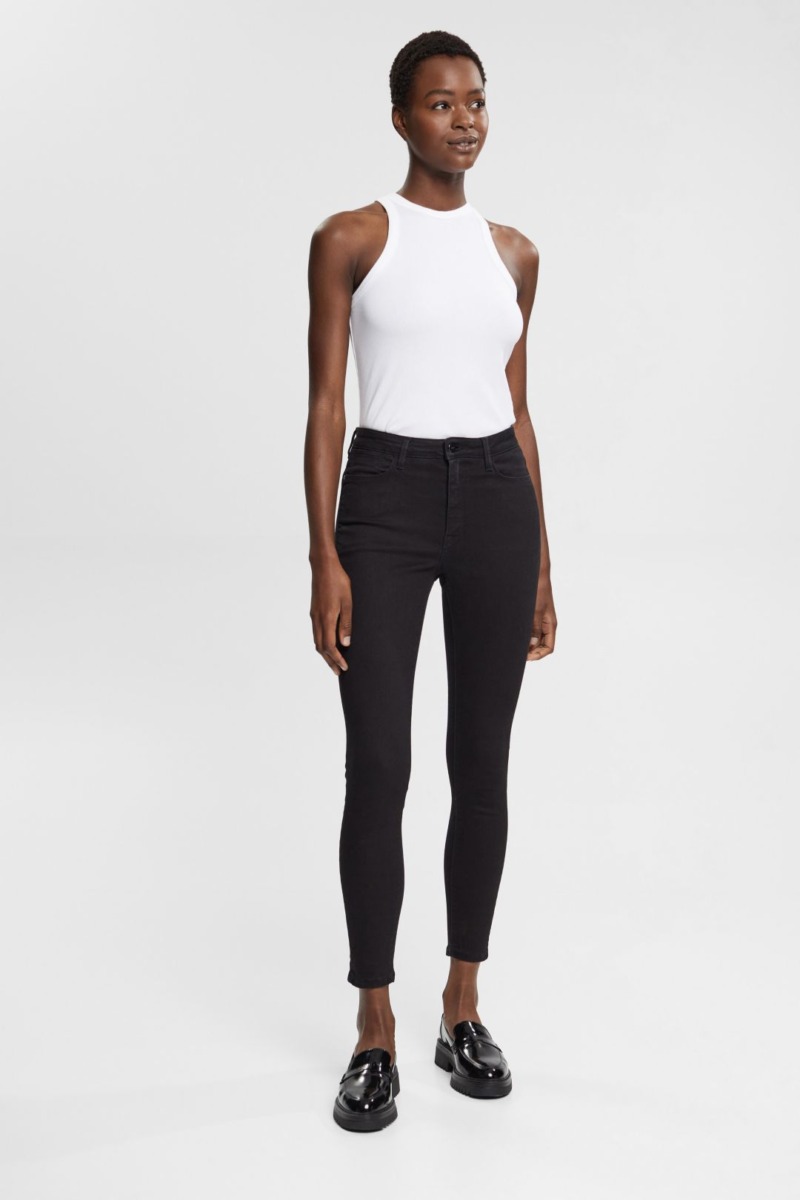 Womens Jeans - Black - Esprit GOOFASH