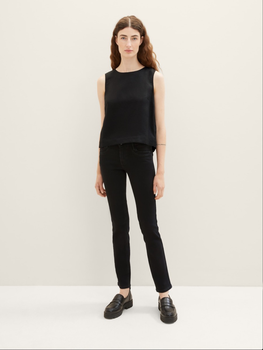 Womens Jeans in Black at Tom Tailor GOOFASH