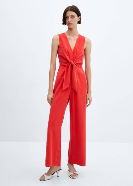Womens Jumpsuit in Red from Mango GOOFASH
