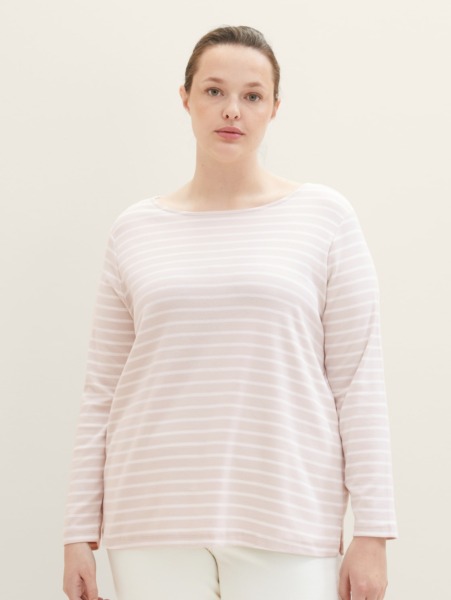 Womens Striped T-Shirt - Tom Tailor GOOFASH