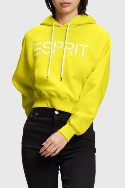 Womens Yellow Hoodie at Esprit GOOFASH