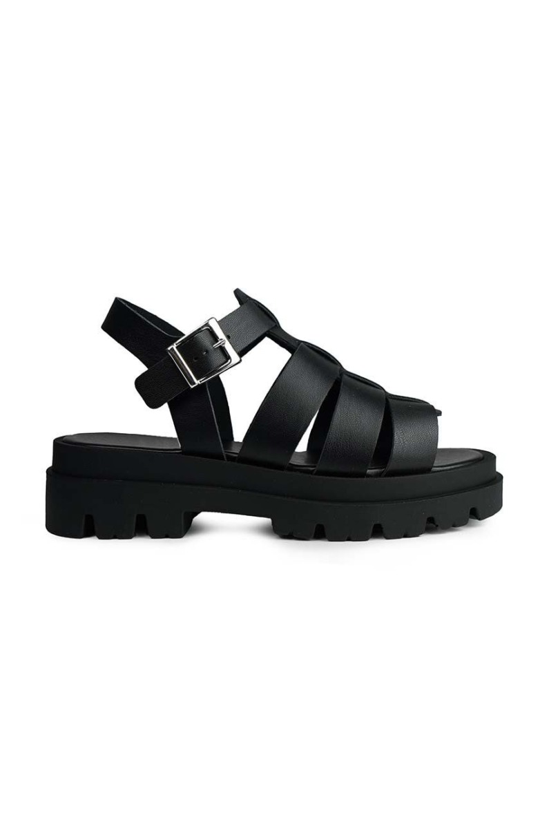 Altercore Ladies Sandals in Black by Answear GOOFASH