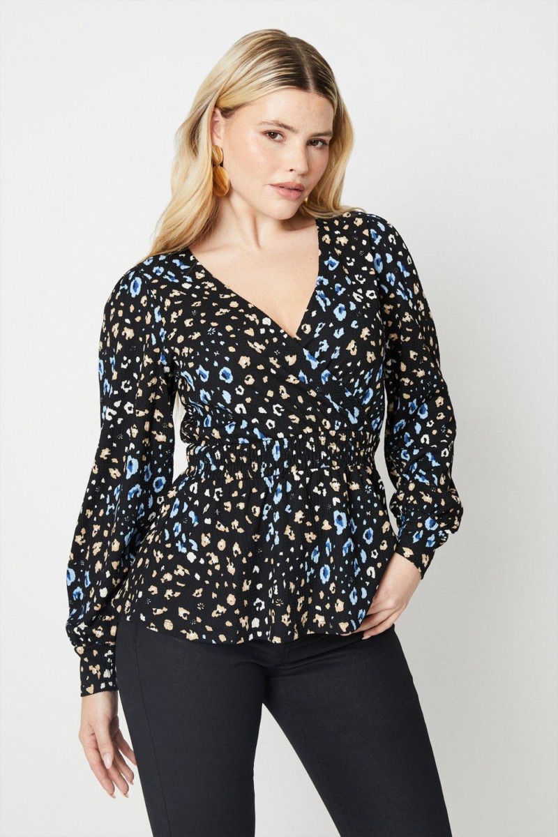 Animal Long Sleeve Top for Woman by Dorothy Perkins GOOFASH