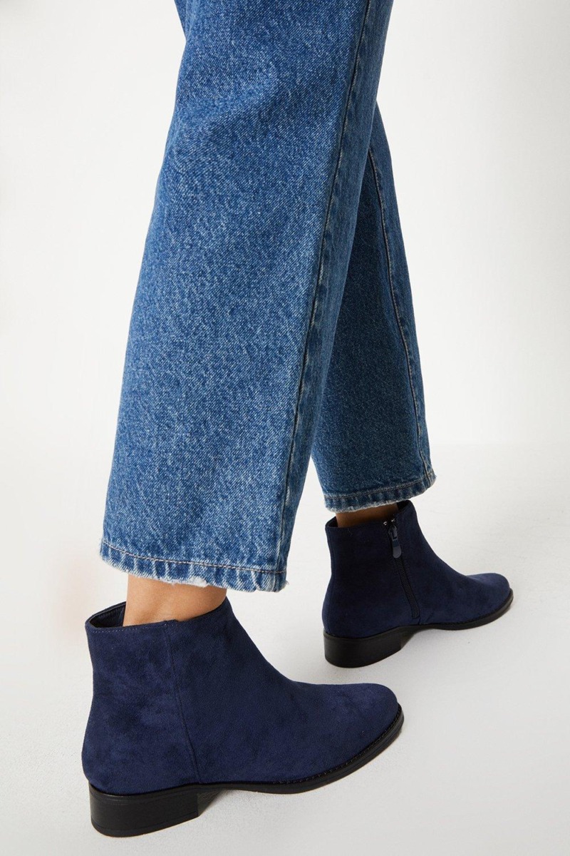 Ankle Boots Blue - Dorothy Perkins GOOFASH