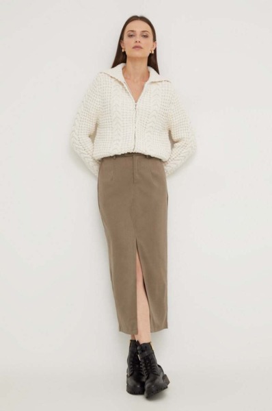 Answear - Beige Skirt from Answear Lab GOOFASH
