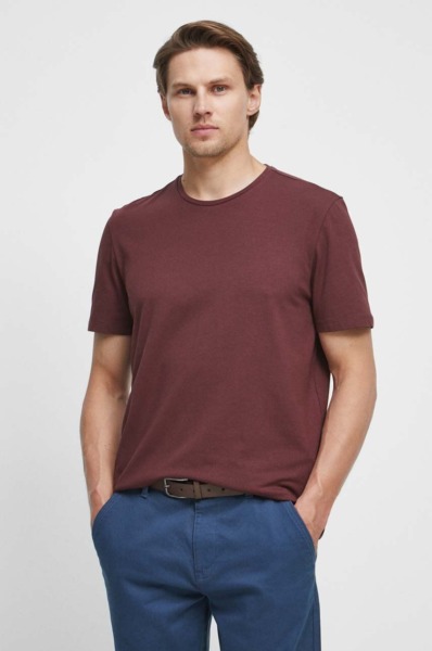 Answear - Brown - Man T-Shirt GOOFASH