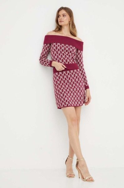 Answear Burgundy Skirt Marciano Guess Women GOOFASH