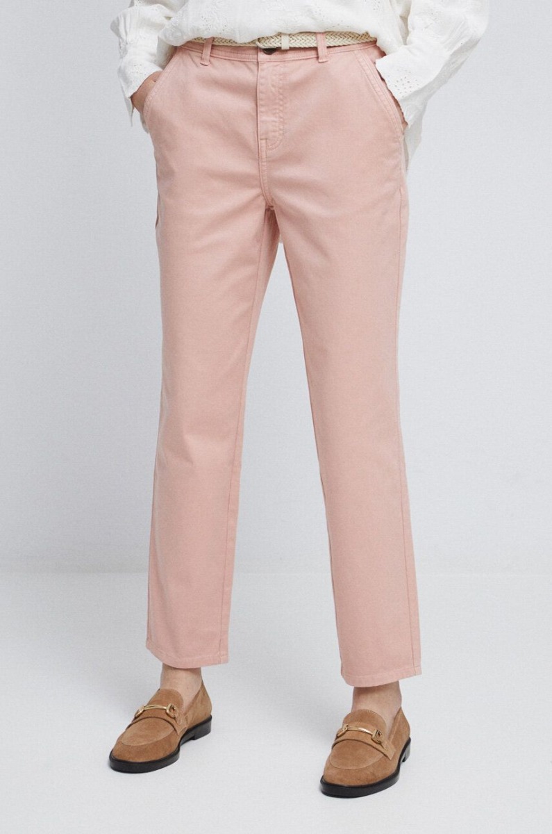 Answear - Chino Pants Pink - Medicine Ladies GOOFASH