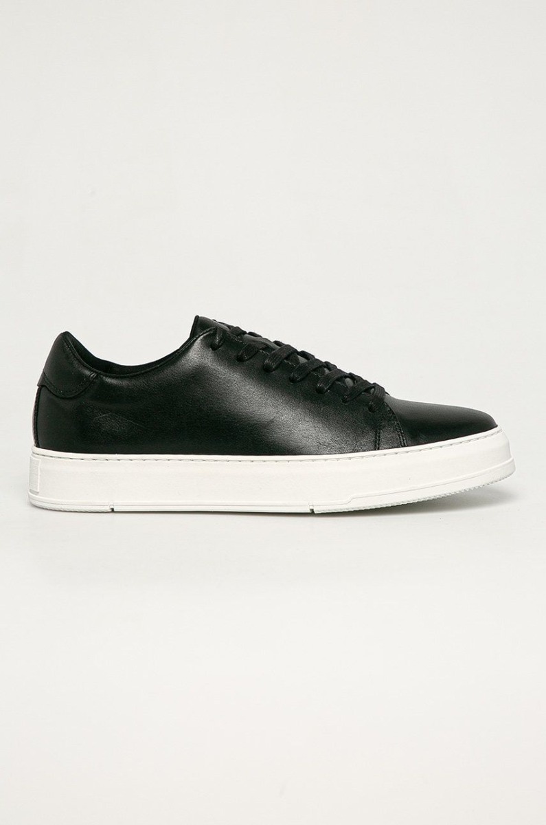 Answear Gents Black Leather Shoes GOOFASH