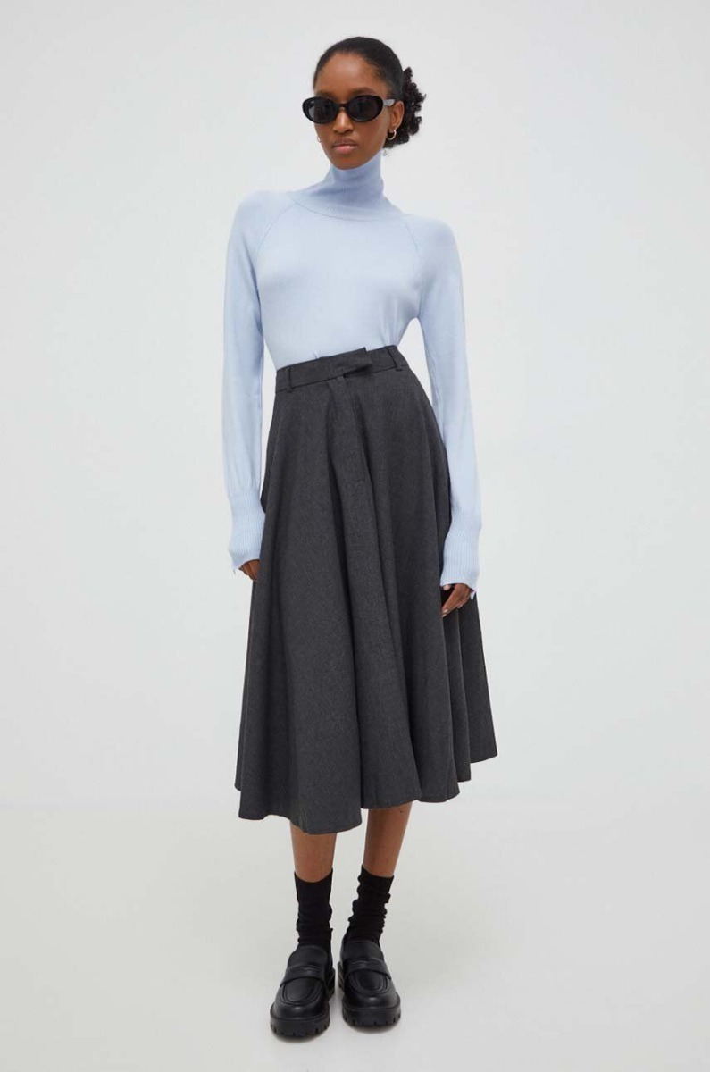 Answear Lab - Grey - Skirt - Answear - Woman GOOFASH