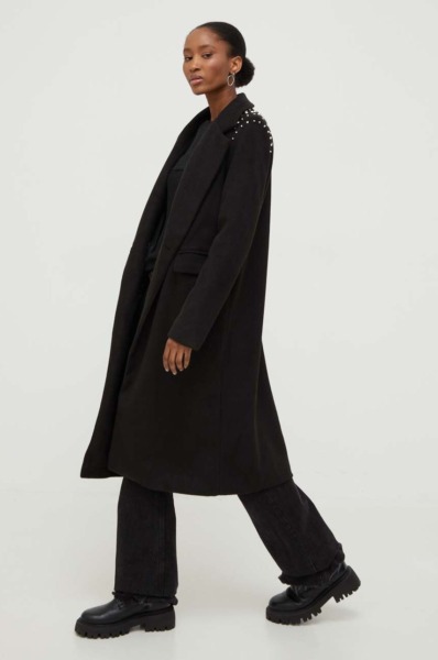 Answear Lab Woman Coat in Black - Answear GOOFASH