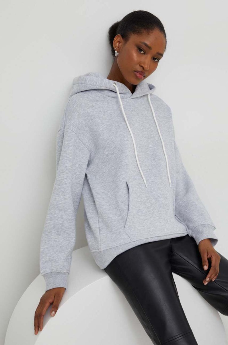 Answear Lab Woman Sweatshirt in Grey by Answear GOOFASH