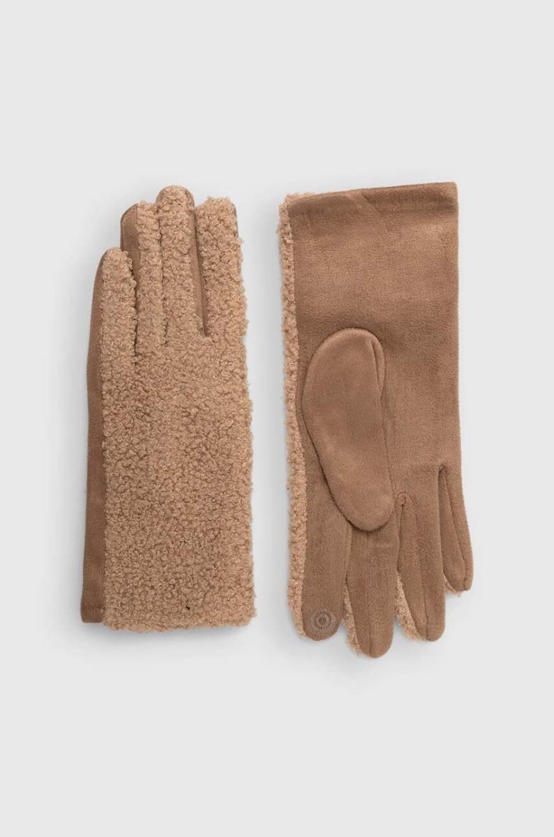 Answear Lab - Womens Gloves in Brown Answear GOOFASH