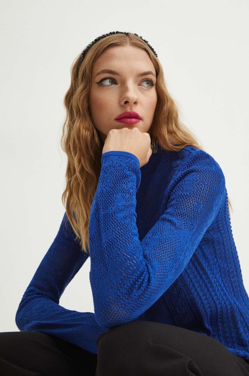 Answear - Ladies Blue Sweater by Medicine GOOFASH