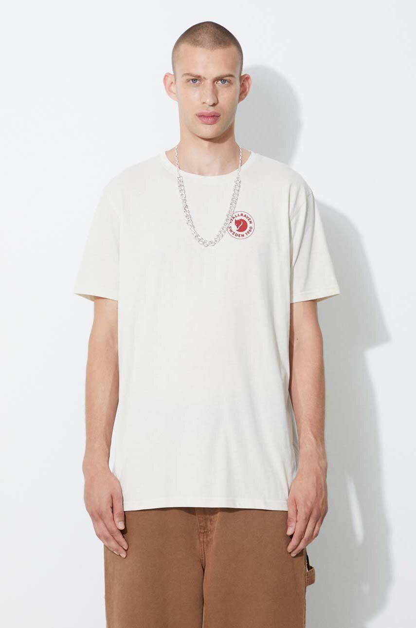 Answear - Men T-Shirt in Beige - Fjallraven GOOFASH